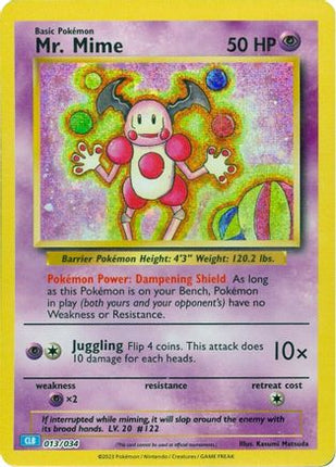 Mr. Mime - 13/null [Trading Card Game Classic] Holofoil