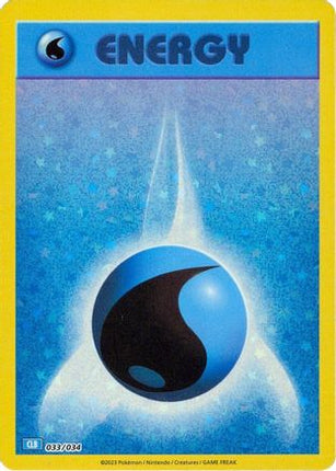 Basic Water Energy - 33/null [Trading Card Game Classic] Holofoil
