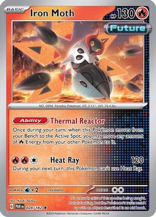 Iron Moth - 028/182 (Non-Holo) [Deck Exclusives]