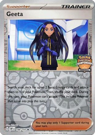 Geeta - 188/197 (Regional Championships) [League & Championship Cards] Reverse Holofoil