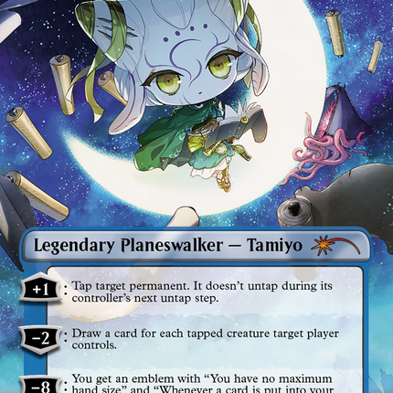 Tamiyo, the Moon Sage (Borderless) [Secret Lair Drop]