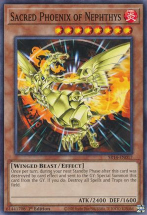 Sacred Phoenix of Nephthys [SR14-EN017] Common / Short Print 1st Edition