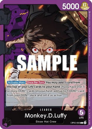 Monkey.D.Luffy (060) (OP05-060) - Awakening of the New Era