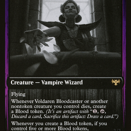 Voldaren Bloodcaster // Bloodbat Summoner [Innistrad: Double Feature]