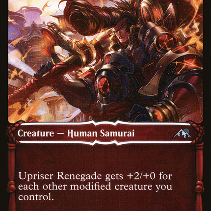 Upriser Renegade (Showcase) [Kamigawa: Neon Dynasty]