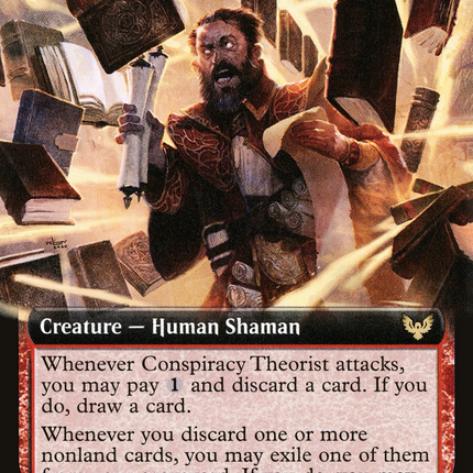 Conspiracy Theorist (Extended Art) [Strixhaven: School of Mages]