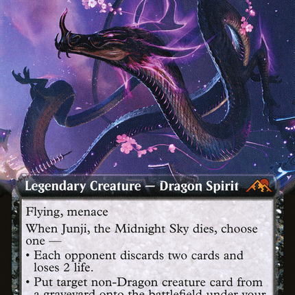 Junji, the Midnight Sky (Extended Art) [Kamigawa: Neon Dynasty]