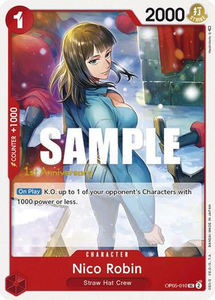 Nico Robin (OP05-010) - Awakening of the New Era: 1st Anniversary Tournament Cards