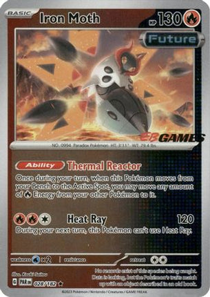 Iron Moth - 028/182 (EB Games Promo) [Miscellaneous Cards & Products] Holofoil