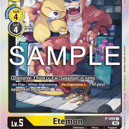 Etemon [P-099] (Limited Card Pack Ver.2) [Promotional Cards]