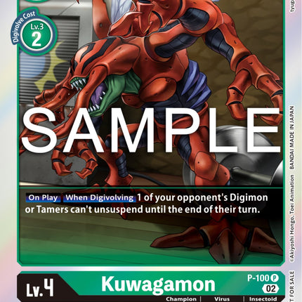 Kuwagamon [P-100] (Limited Card Pack Ver.2) [Promotional Cards]