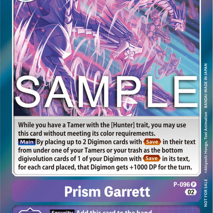 Prism Garrett [P-096] (3rd Anniversary Update Pack) [Promotional Cards]