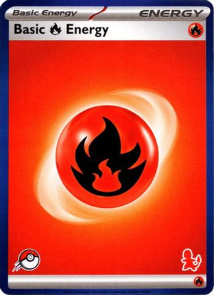 Basic Fire Energy (Blue Border) undefined- My First Battle
