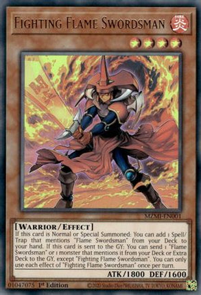 Fighting Flame Swordsman (Ultra Rare) [MZMI-EN001] 1st Edition