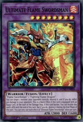 Ultimate Flame Swordsman [MZMI-EN004] Super Rare 1st Edition
