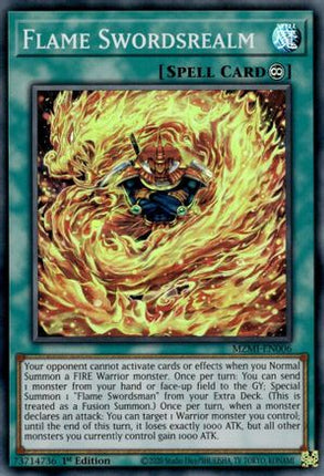 Flame Swordsrealm (Super Rare) [MZMI-EN006] 1st Edition
