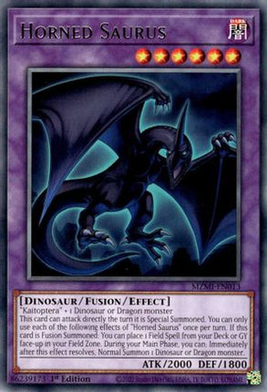 Horned Saurus (Rare) [MZMI-EN013] 1st Edition