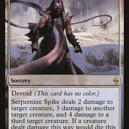 Serpentine Spike (devoid) [Battle for Zendikar]