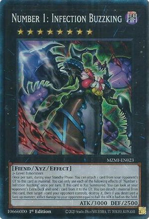 Number 1: Infection Buzzking (CR) (Collector's Rare) [MZMI-EN023] 1st Edition