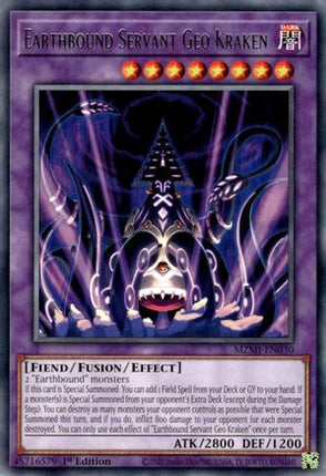 Earthbound Servant Geo Kraken (Rare) [MZMI-EN030] 1st Edition