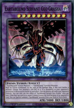 Earthbound Servant Geo Grasha (Super Rare) [MZMI-EN031] 1st Edition