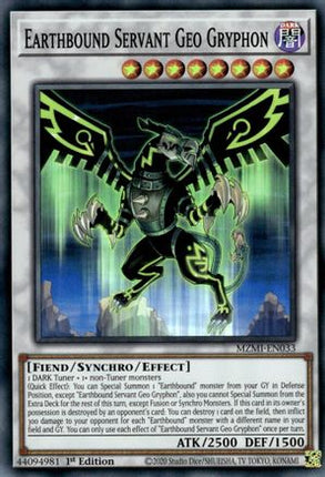 Earthbound Servant Geo Gryphon (Super Rare) [MZMI-EN033] 1st Edition