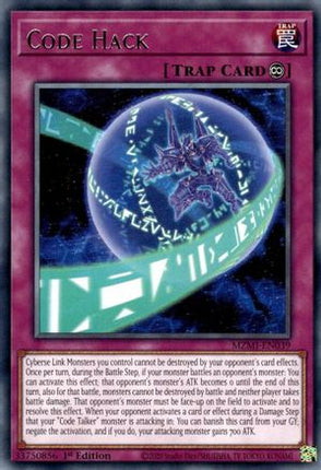Code Hack (Rare) [MZMI-EN039] 1st Edition
