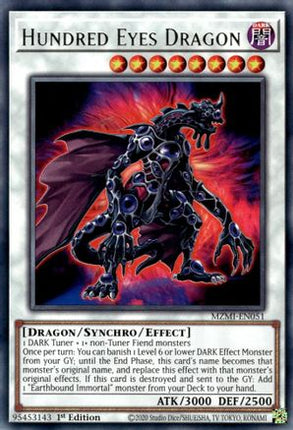 Hundred Eyes Dragon (Rare) [MZMI-EN051] 1st Edition