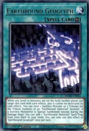 Earthbound Geoglyph (Rare) [MZMI-EN052] 1st Edition