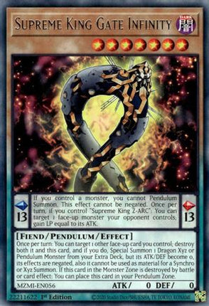 Supreme King Gate Infinity [MZMI-EN056] Rare 1st Edition