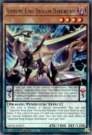 Supreme King Dragon Darkwurm (Rare) [MZMI-EN057] 1st Edition