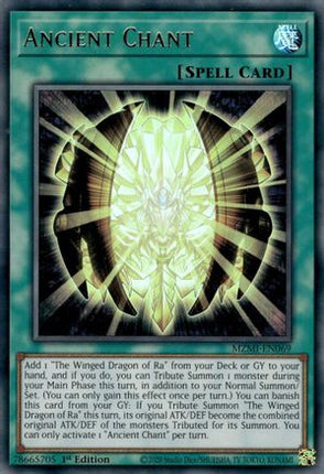 Ancient Chant (Ultra Rare) [MZMI-EN069] 1st Edition
