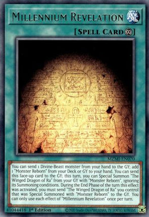 Millennium Revelation [MZMI-EN070] Rare 1st Edition