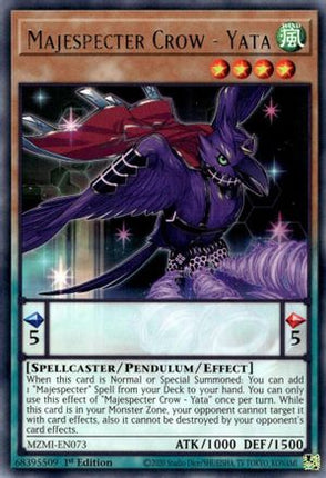Majespecter Crow - Yata (Rare) [MZMI-EN073] 1st Edition