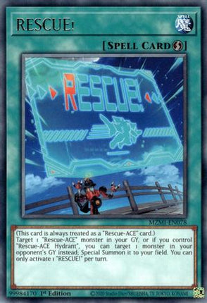 RESCUE! (Rare) [MZMI-EN078] 1st Edition