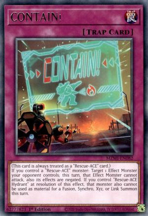 CONTAIN! (Rare) [MZMI-EN082] 1st Edition