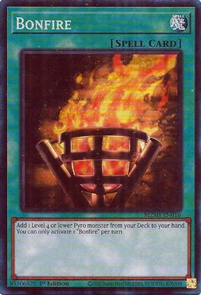 Bonfire (CR) (Collector's Rare) [MZMI-EN016] 1st Edition