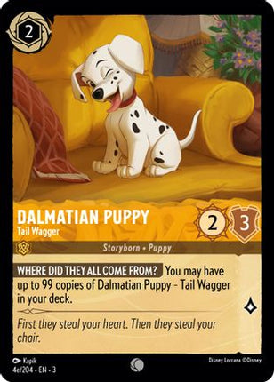 Dalmatian Puppy - Tail Wagger (4e/204) - Into the Inklands Cold Foil