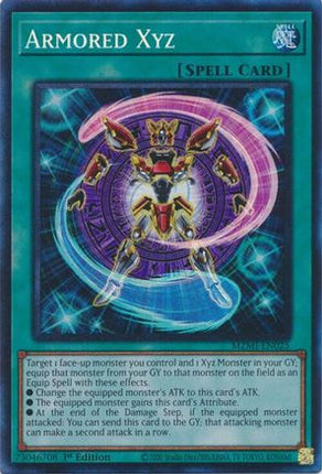 Armored Xyz (CR) (Collector's Rare) [MZMI-EN025] 1st Edition
