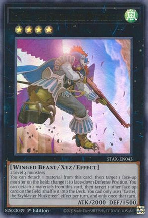 Castel, the Skyblaster Musketeer [STAX-EN043] Ultra Rare 1st Edition