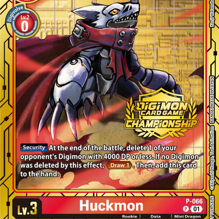 Huckmon [P-066] (Championship 2023 Gold Card Set) [Promotional Cards]