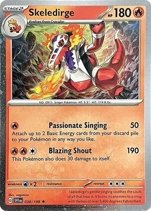 Skeledirge - 038/198 (Cosmos Holo) [Miscellaneous Cards & Products] Holofoil