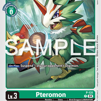 Pteromon [P-131] (Digimon Liberator Promotion Pack) [Promotional Cards]