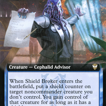 Shield Broker (Extended Art) [New Capenna Commander]