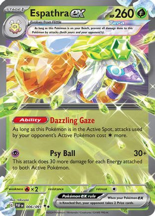 Espathra ex - 006/091 [SV: Paldean Fates] Holofoil