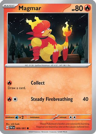 Magmar - 9/null [SV: Paldean Fates] Reverse Holofoil