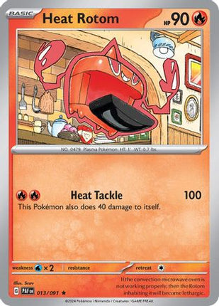 Heat Rotom - 13/null [SV: Paldean Fates] Reverse Holofoil