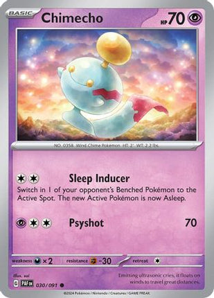 Chimecho - 30/null [SV: Paldean Fates]