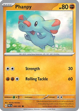 Phanpy - 48/null [SV: Paldean Fates] Reverse Holofoil