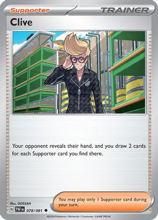 Clive - 078/091 [SV: Paldean Fates]